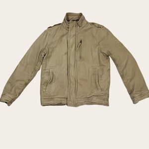 American Eagle Tan Field Bomber Jacket